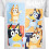 Bluey Bingo Μπαμπάς Αγόρια 2 Πακέτο T-Shirt Μπλε/Γκρι 6 5
