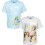 Bluey Bingo Μπαμπάς Αγόρια 2 Πακέτο T-Shirt Μπλε/Γκρι 6 1