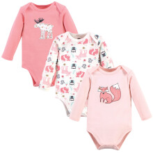 Hudson baby unisex bodysuits bomuld langærmet orest pige 6-9 måneder orest pige 6-9 måneder os