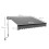 Outsunny Outsunny 2.5 x 2m Electric Awning with LED Light and Remote Controller Grey 4