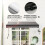 Outsunny Outsunny 2.5 x 2m Electric Awning with LED Light and Remote Controller Grey 7