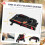 PawHut PawHut Foldable Pet Stroller for Large Dogs, Red/Black 7