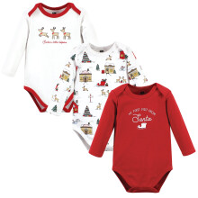 Hudson baby unisex baby bomuld langærmet bodysuits Nordpol 9-12 måneder