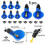 8 Pcs, Plastic Chicken Waterer, Automatic Chicken Waterer, Chicken Waterer, Blue Chicken Waterer 10