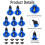 8 Pcs, Plastic Chicken Waterer, Automatic Chicken Waterer, Chicken Waterer, Blue Chicken Waterer 15