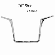 (China, 16 Inch Chrome) Motorcycle 1-1/4" 12/14/16/18" Ape Hanger Handlebars For Harley Touring Electra Glid Road King Electra Street Glide 1982-2022