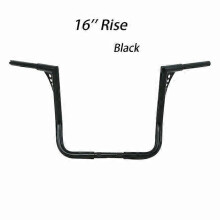 (United States, 16 Inch Black) Motorcycle 1-1/4" 12/14/16/18" Ape Hanger Handlebars For Harley Touring Electra Glid Road King Electra Street Glide 1982-2022