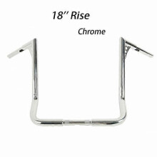 (China, 18 Inch Chrome) Motorcycle 1-1/4" 12/14/16/18" Ape Hanger Handlebars For Harley Touring Electra Glid Road King Electra Street Glide 1982-2022