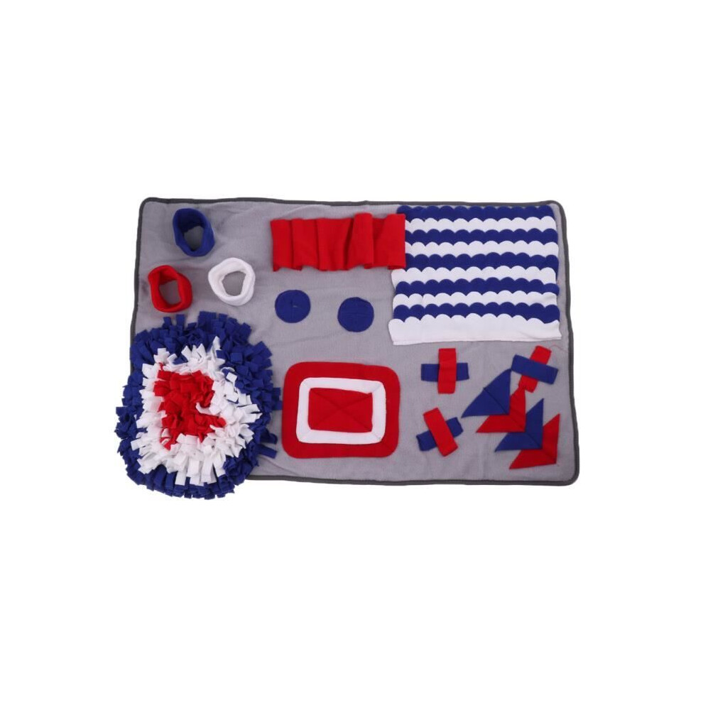 Snuffle Feeding Mat Dog Toy Train Nose Ability - Red