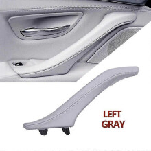 (LEFT GRAY) Lhd Rhd Left Right Interior Door Leather Pull Handle Assembly For Bmw 5 Series F10 F11 F18 520i 523i 525i 528i 535i