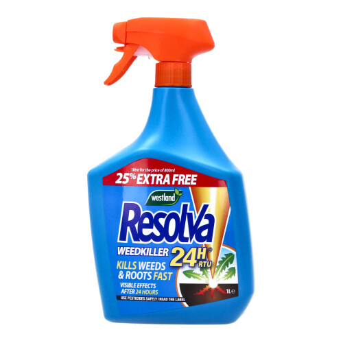Resolva Resolva Weedkiller 24H RTU 800ml + 25% Extra Free RTU