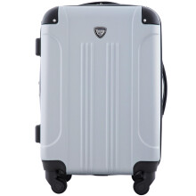Travellers Club Chicago Hardside erweiterbares Spinnergepck Silber 20"" Handgepck