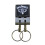 Jack Daniels Jack Daniels Black Leather Keyring 1