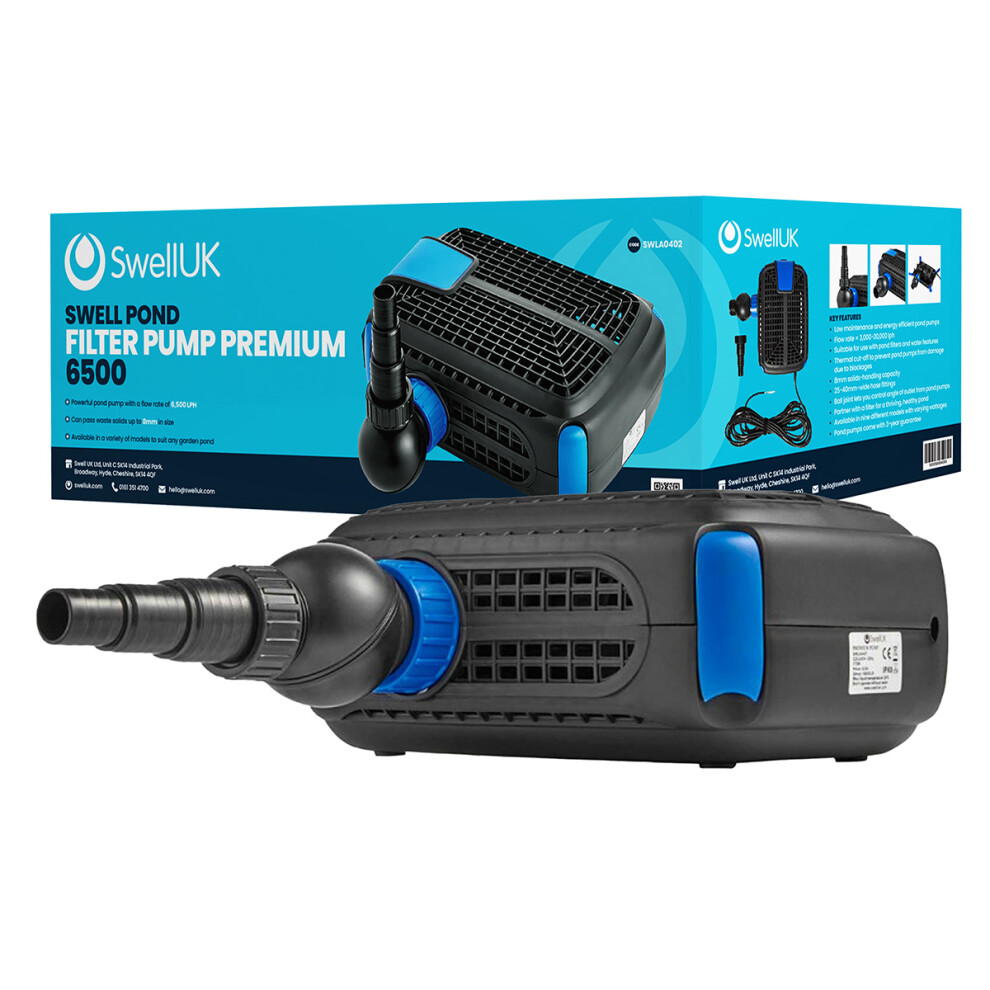 (6500) Swell UK Pond Filter Pump Premium