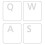 English US Transparent Keyboard Sticker White 1