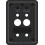 Blue Sea Systems 8173 ASeries Double Blank Mounting Panel 1