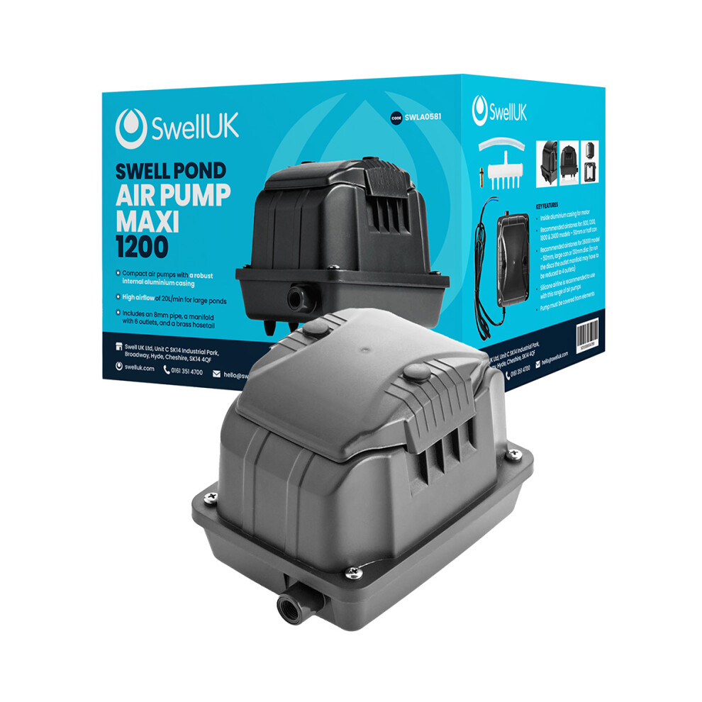 (1200) Swell UK Pond Air Pump Maxi