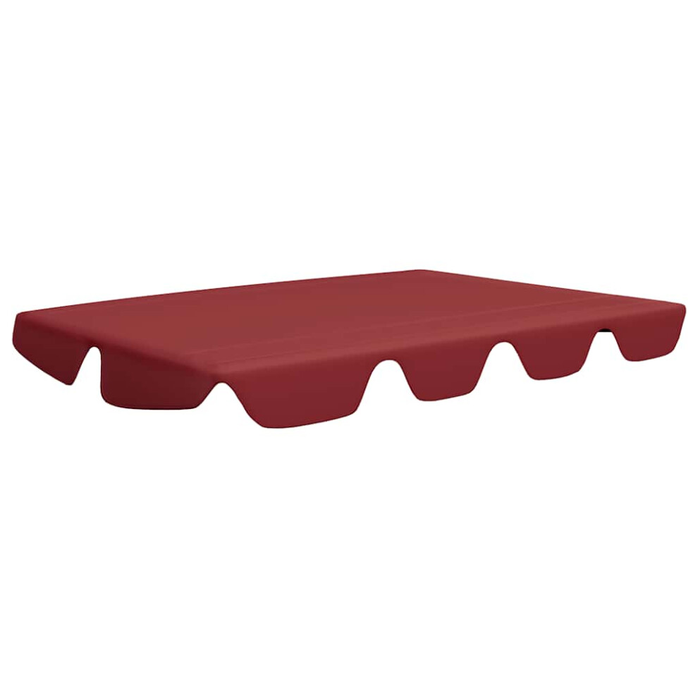 Vidaxl Replacement Canopy For Garden Swing Outdoor Sunshade Gazebo Wine Red
