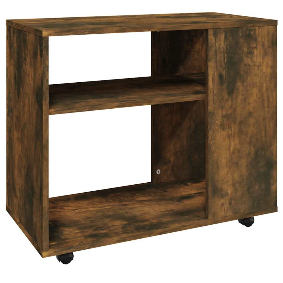Vidaxl (Smoked Oak) Side Table Hallway End Sofa Table Coffee Couch Table Engineered Wood