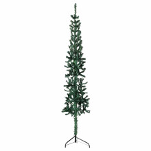 (green, 180 cm) vidaXL Slim Artificial Half Christmas Tree with Stand Xmas Artificial Tree
