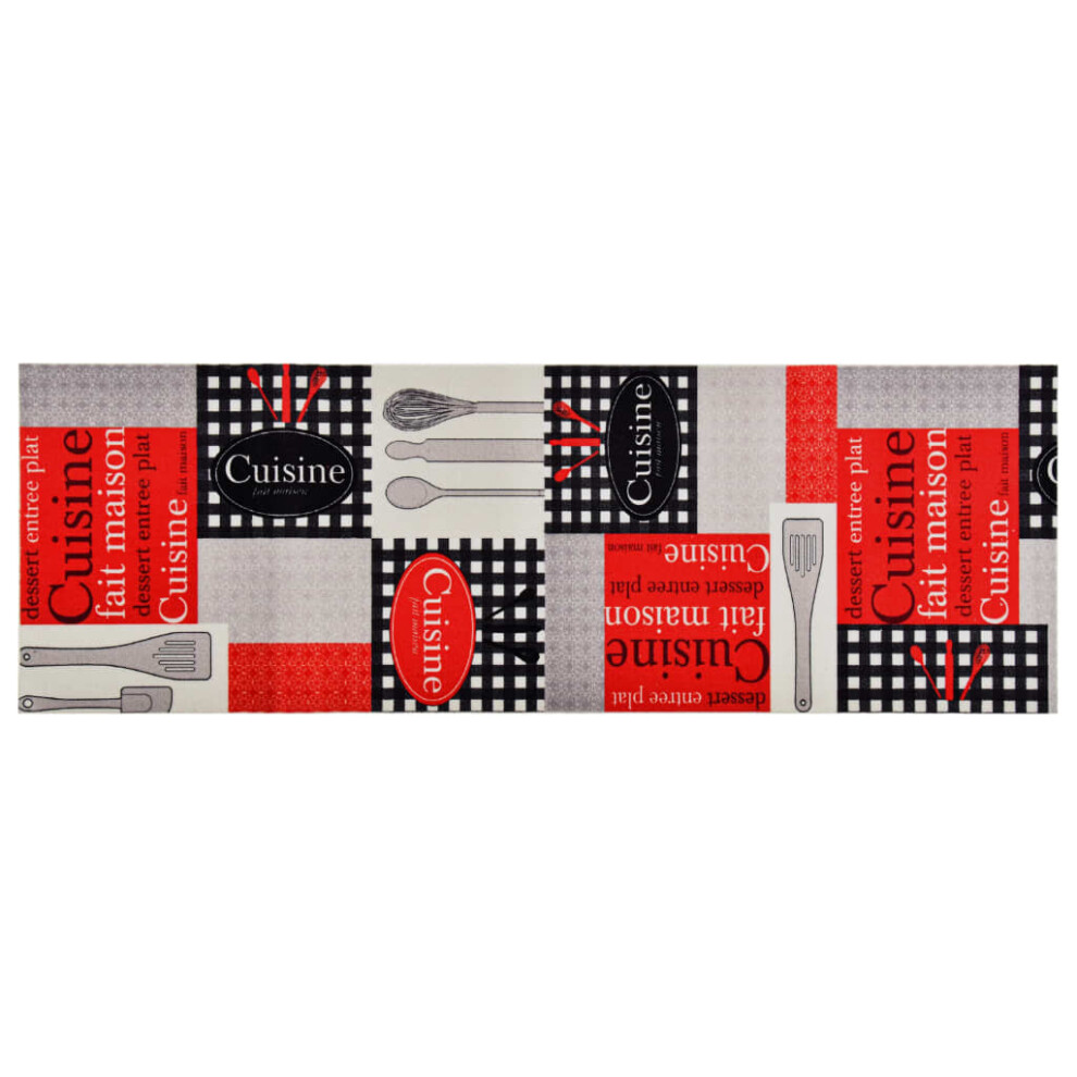 vidaXL Kitchen Carpet Washable Cuisine Hallway Rug Floor Mat Non Slip Runner