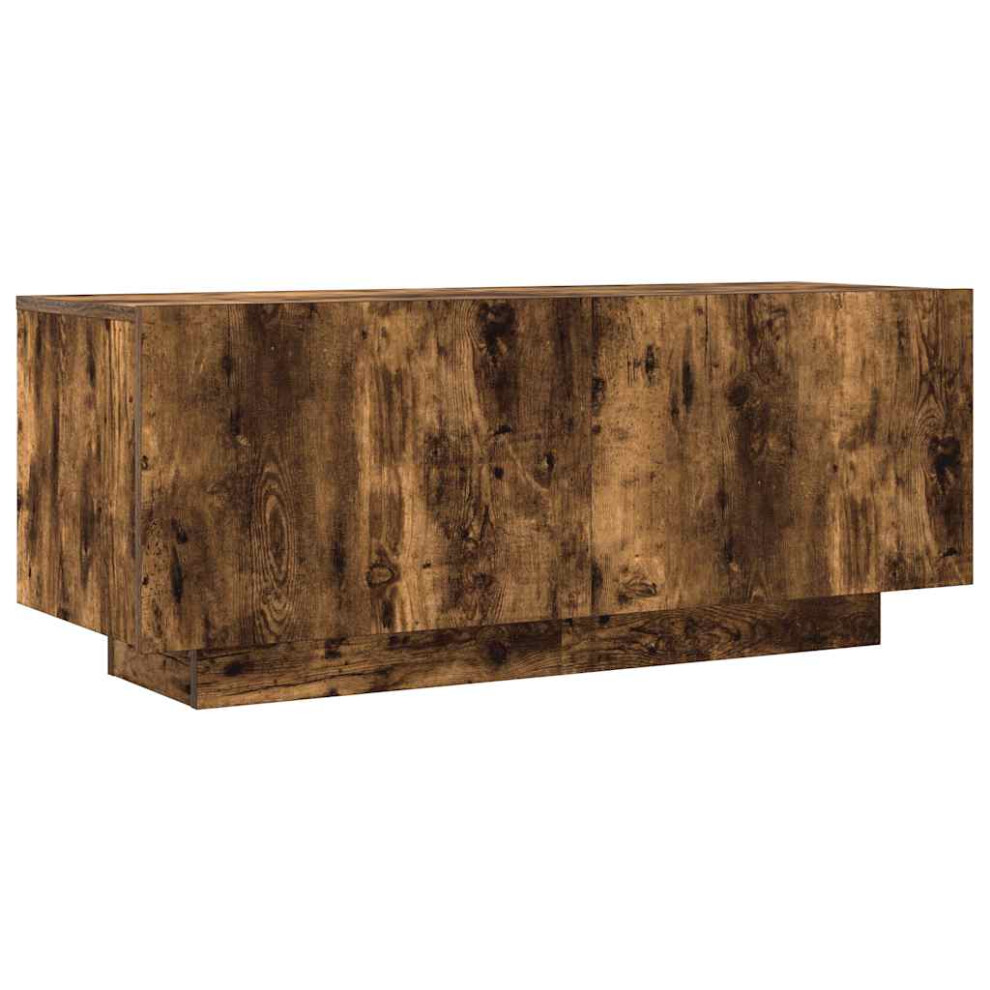 Vidaxl (Smoked Oak) Tv Cabinet Tv Stand Media Tv Unit Entertainment Centre Engineered Wood