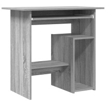 (Grey sonoma) vidaXL Desk Bedroom Office Desk Work Corner Table Study Desk Engineered Wood