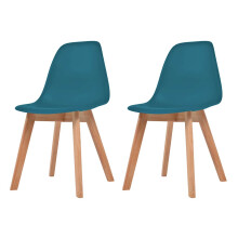 (turquoise, 2 pcs) vidaXL Dining Chairs Dinner Room Seat Resturant Kitchen Chair Dinner Chair