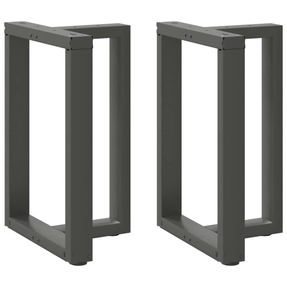 (Anthracite, 50 X 35 X (72-73) Cm) Vidaxl Dining Table Legs T-ShapedãÂ Desk Legs Metal Furniture Legs 2 Pcs Steel 8721158317100