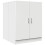 VidaXL vidaXL Washing Machine Cabinet White Indoor Bathroom Cupboard Storage Rack 1