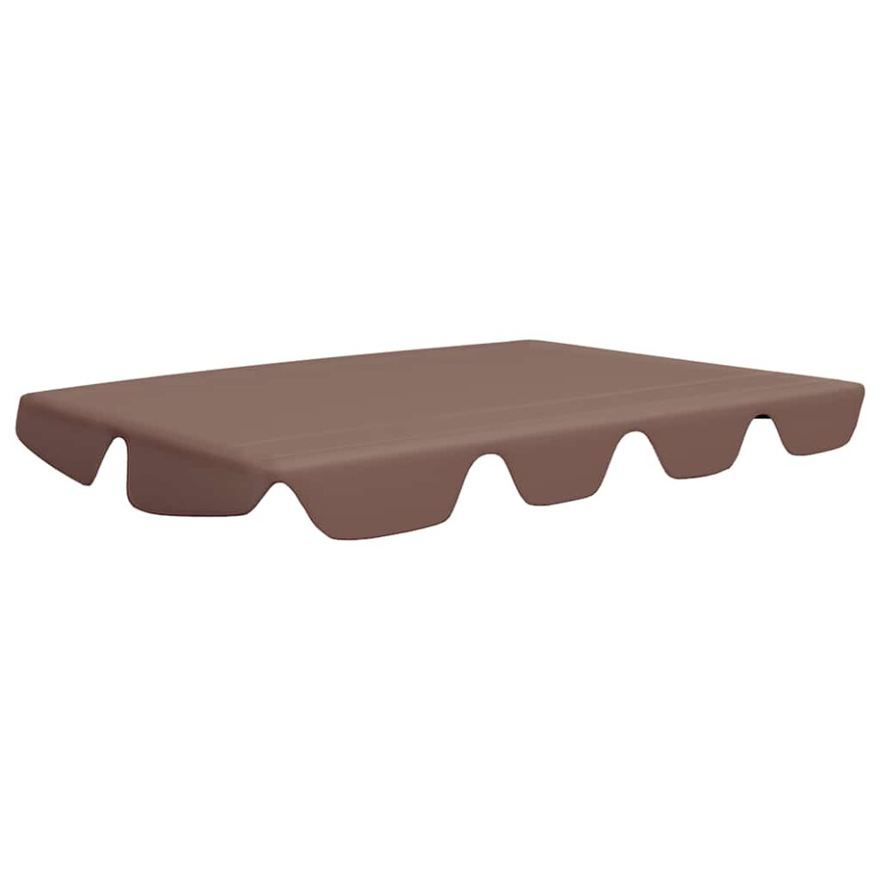 Vidaxl Replacement Canopy For Garden Swing Outdoor Sunshade Gazebo Top Brown
