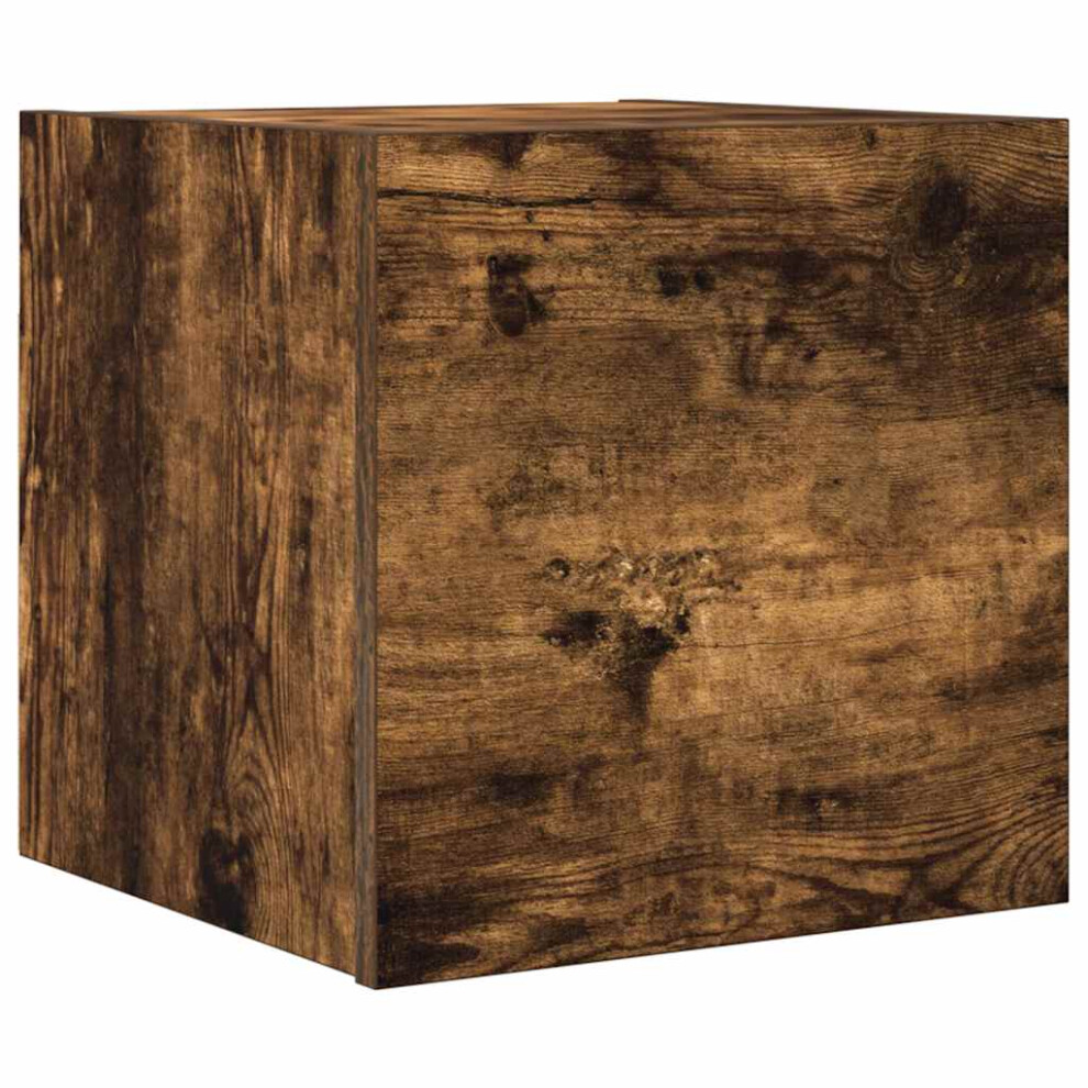 Vidaxl (Smoked Oak, 1) Wall Mounted Tv Cabinet Hanging Tv Stand Tv Unit Entertainment Centre