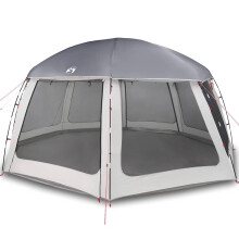 (grey, 612 x 612 cm) vidaXL Pool Tent with Removable Fly & Mesh Walls Sea Green 510x510 cm