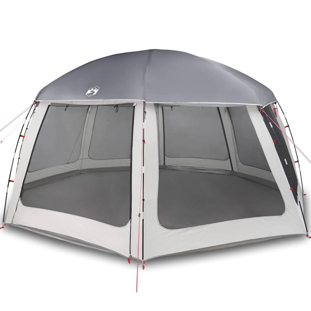 Vidaxl (Grey, 612 X 612 Cm) Pool Tent With Removable Fly & Mesh Walls Sea Green 510X510 Cm