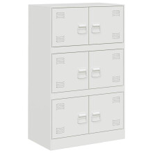 (white) vidaXL Sideboard Hallway Storage Cupboard Side Cabinet Highboard Pink Steel
