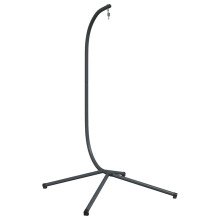 vidaXL Hanging Egg Chair Stand Hammock Chair Frame C Stand Anthracite Steel