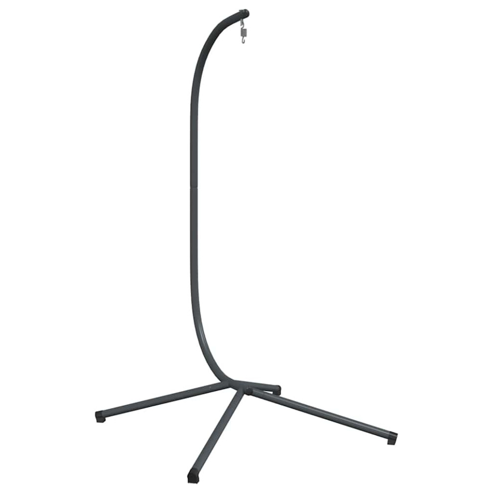 Vidaxl Hanging Egg Chair Stand Hammock Chair Frame C Stand Steel Anthracite