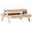VidaXL vidaXL Picnic Table with Sandpit for Kids Sand Play Table Solid Wood Pine 1