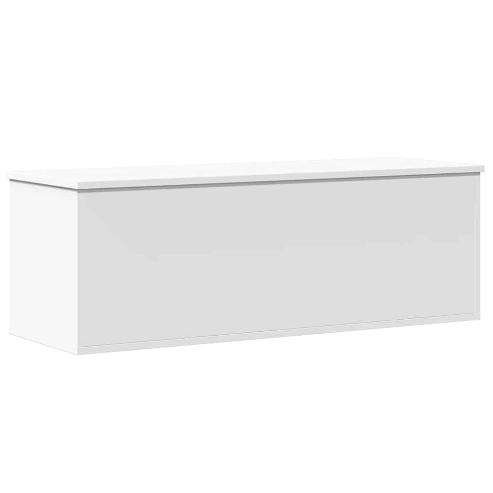 vidaXL Storage Box Toy Box Blanket Box Storage Chest White Engineered Wood-image-OPC-PF8SD2M-NEW