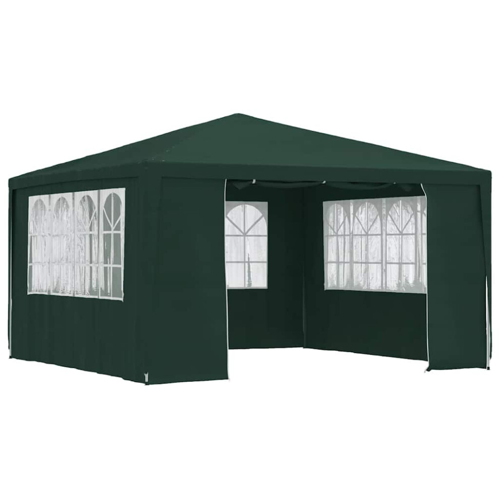 vidaXL Professional Party Tent with Side Walls 4m Green Garden Canopy Gazebo