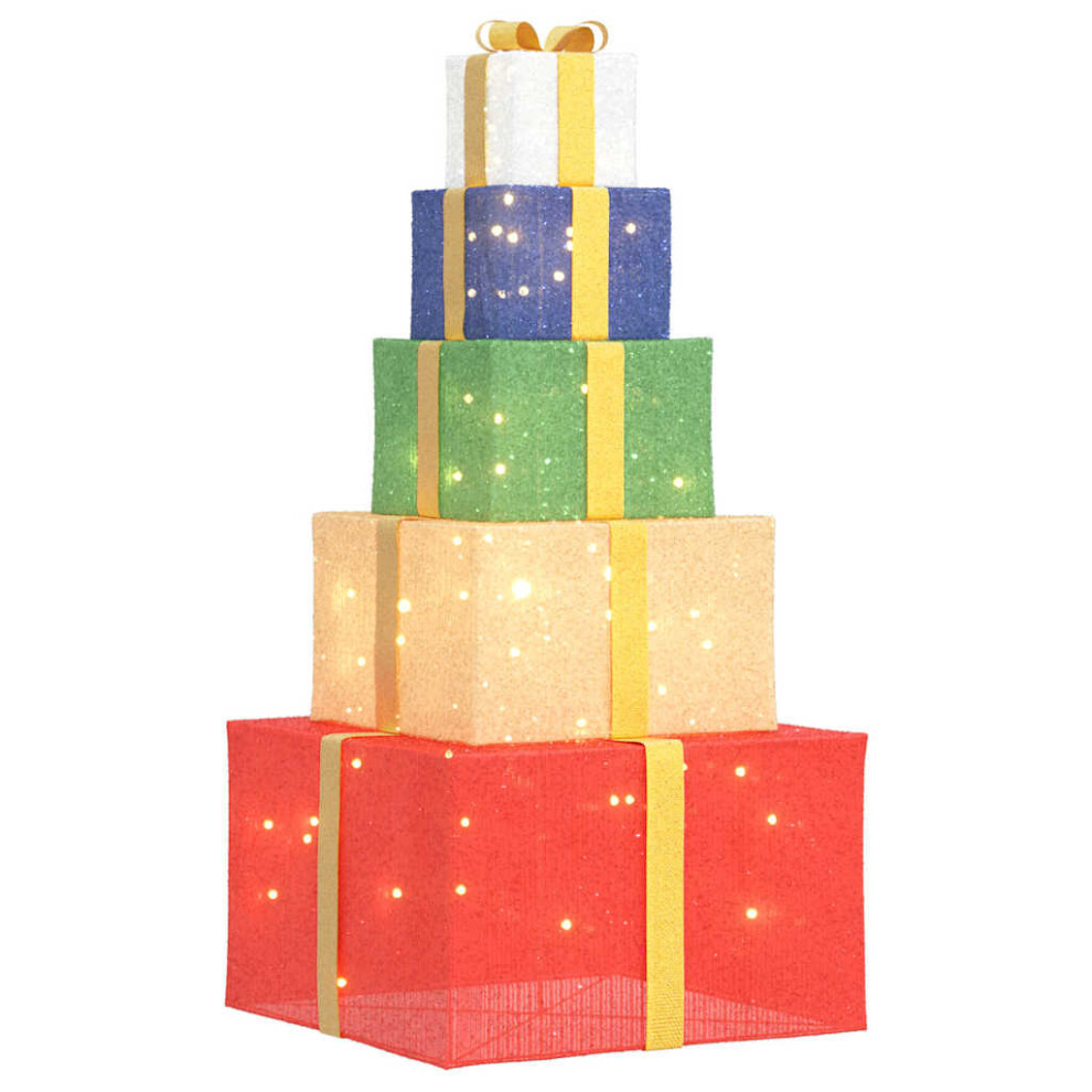 Vidaxl (Multicolour) Christmas Decoration Gift Box Xmas Ornament Box Xmas Light 250 Leds