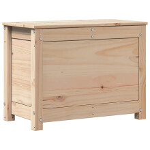 (natural, 60 x 32 x 45.5 cm) vidaXL Storage Box Trunk Organiser Storage Chest Blanket Box Solid Wood Pine