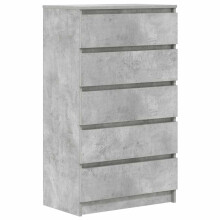 (concrete grey) vidaXL Drawer Cabinet Engineered Wood Storage Cabinet Chest Multi Colours