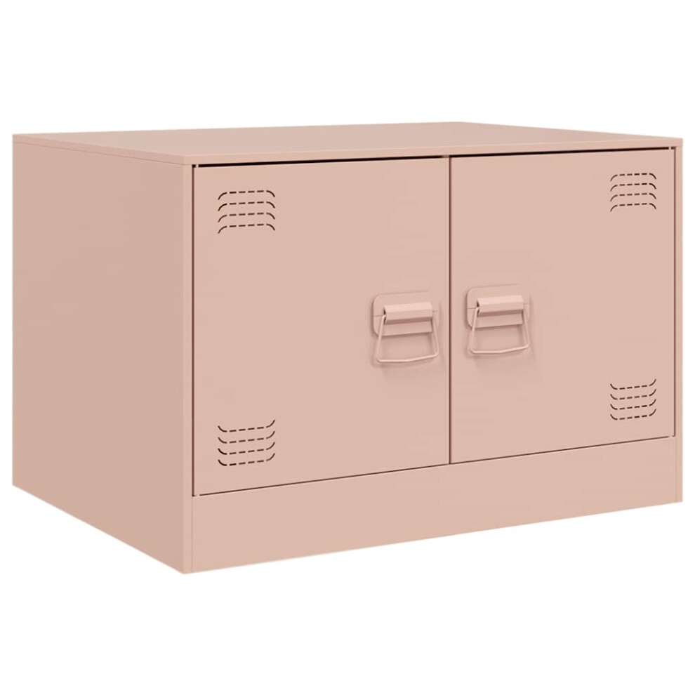 Vidaxl (Pink) Coffee Table Hallway Accent End Table Centre Tea Side Sofa Table Steel