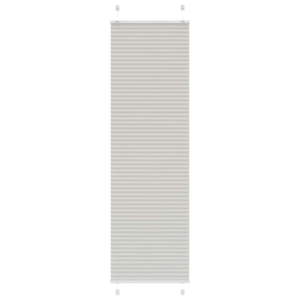 Vidaxl (Light Grey, 55 X 200 Cm) Pleated Blind Anthracite 60X100 Cm Fabric Width 59.4 Cm Polyester