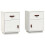 VidaXL (White, 2) vidaXL 1/2x Solid Wood Pine Bedside Cabinet Wooden End Table Multi Colours 1