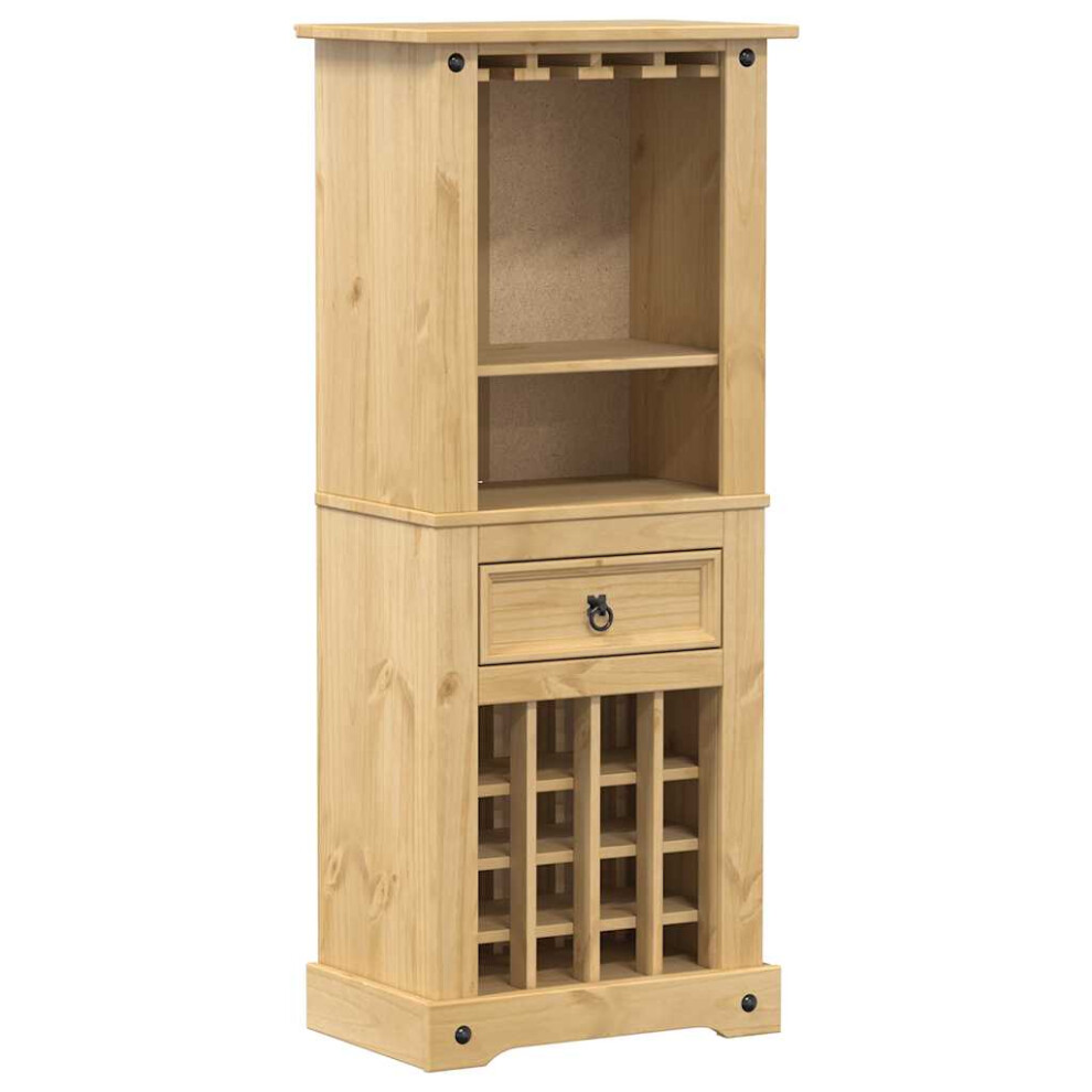 Vidaxl Wine Rack Wine Shelf Wine Holder Bottle Display Holder Solid Wood Pine
