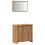 VidaXL vidaXL 2-tlg. Badmöbel-Set Artisan-Eiche Holzwerkstoff 1
