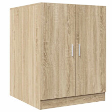 (sonoma oak) vidaXL Washing Machine Cabinet Bathroom Laundry Room Cupboard Storage Rack