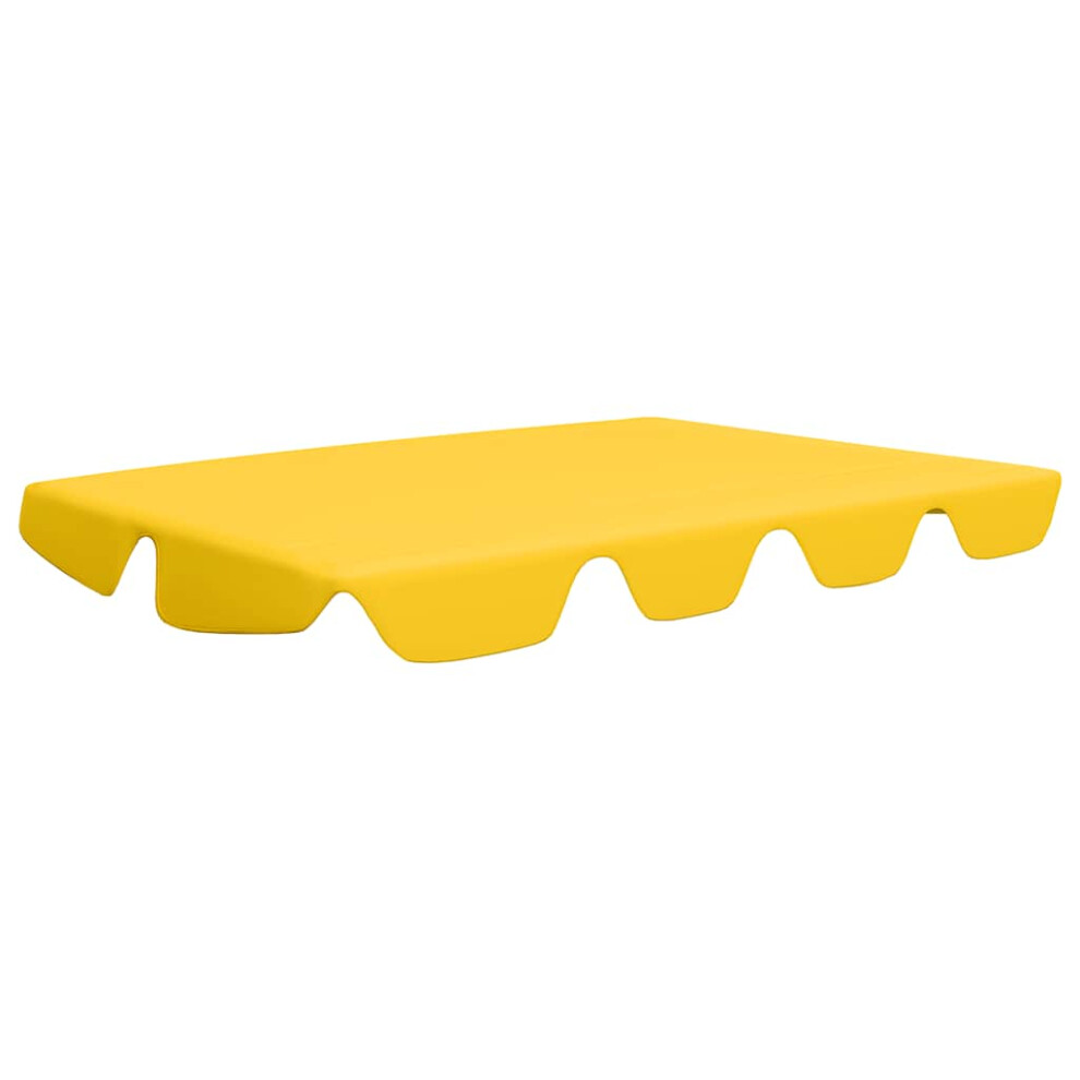 Vidaxl Replacement Canopy For Garden Swing Outdoor Sunshade Gazebo Top Yellow